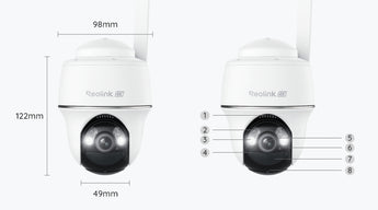 Reolink Go PT Ultra 4K 4G LTE Pan-Tilt Camera official product view