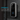 Ring 3 on a dark stone wall at night with its bell button lit blue