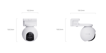 EZVIZ EB8 Pro 4K 4G/Wi-Fi Battery Camera with 8W Solar Panel