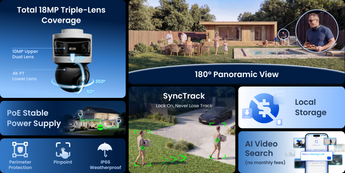 Reolink OMVI 3i PoE 18MP Triple-Lens PoE+ Camera official product image