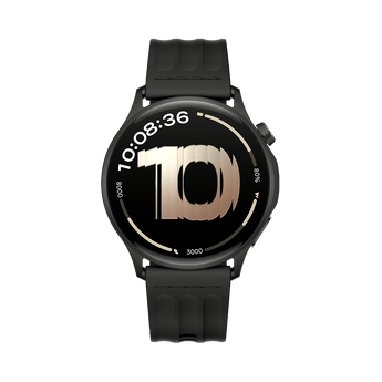 OnePlus Watch Lite smartwatch in black stainless steel