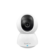 SpotCam Eva Pro 白色雲台室內攝影機,正面