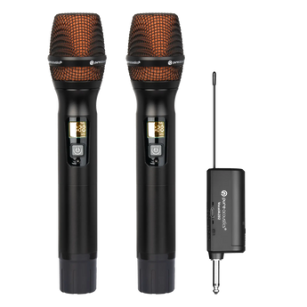 Pure Acoustics VocalAi 202 UHF Dual Wireless Microphone System - Elechid