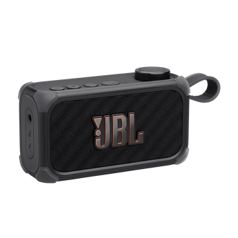 JBL BandBox Solo compact practice amp and speaker in black with rotary control knob and carry loop