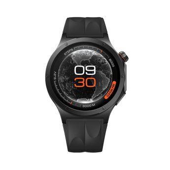 OnePlus Watch 4 smartwatch in Midnight Titanium