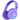 iClever P550 kids headphones in purple with a glowing heart ear cup