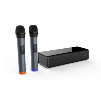 Pure Acoustics SingBar Portable Bluetooth Karaoke Speaker with Dual Microphones - Elechid