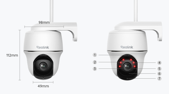 Reolink Argus PT 5MP Pan-Tilt Battery Wi-Fi Camera official product view