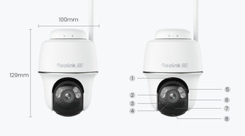 Reolink Argus PT Ultra 4K Pan-Tilt Battery Camera official product view