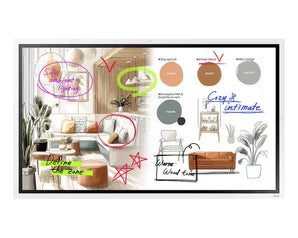 Samsung 55" WMFX Flip Interactive Whiteboard Display with Enhanced Writing - Elechid