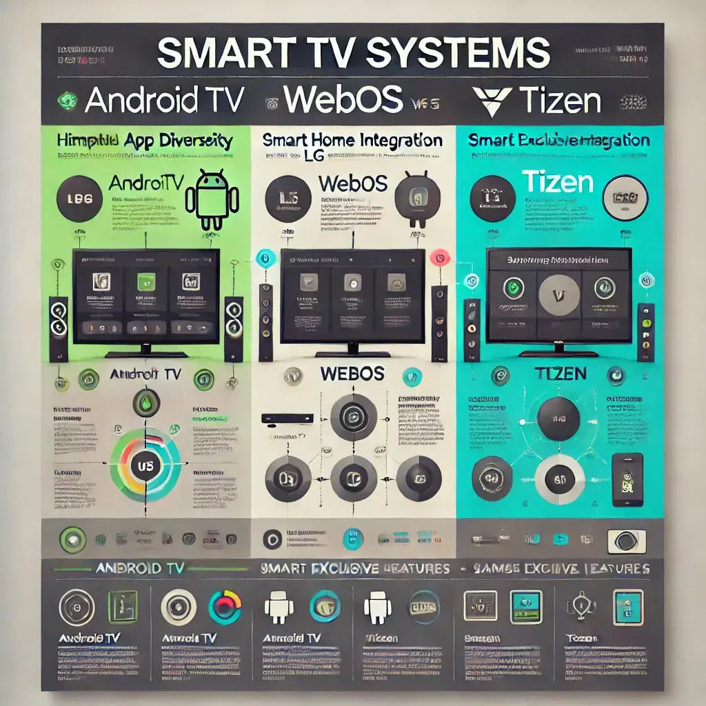 電視系統比較:Android TV vs. webOS vs. Tizen – Elechid