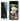 Doorbell with 6MP top and 2MP bottom lens views shown on a phone: courier above, parcel on doormat below