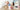 Zoomed-in inset of a baby's face while the baby plays on the floor with a parent