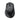 iClever MD360 black ergonomic wireless mouse, top view on white