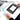 KP08 Pro used as a shortcut pad beside a drawing tablet, with sticker sheet