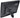 Back of the black frame: card slot, earphone, USB and DC ports on the side, speakers, keyhole slots and rotating stand