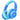 iClever BTH26 kids headphones in blue with light blue ear cushions