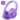 iClever Q950 kids headphones in purple with matching storage case