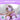 Girl drawing on a plane in purple BTH26, with cushion, headband and folding details