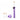 Purple RANVOO AirJet Enamel toothbrush with two brush heads and purple wall mount