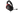 ROG Delta S Core angled from above, with red yoke and boom mic