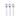 Three RANVOO AirJet Pure brush heads with purple, blue and green bristles on clear stems