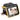 Black and yellow Slide N Scan with a family photo on its 5-inch screen and a negative strip inserted