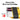 White all-in-one cartridge being clicked into the yellow printer