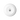 Round white EZVIZ T10C water leak sensor from above, grey water-drop icon in the centre