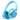 iClever Q950 kids over-ear headphones in blue