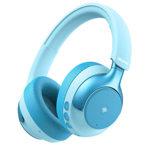 iClever Q950 kids over-ear headphones in blue